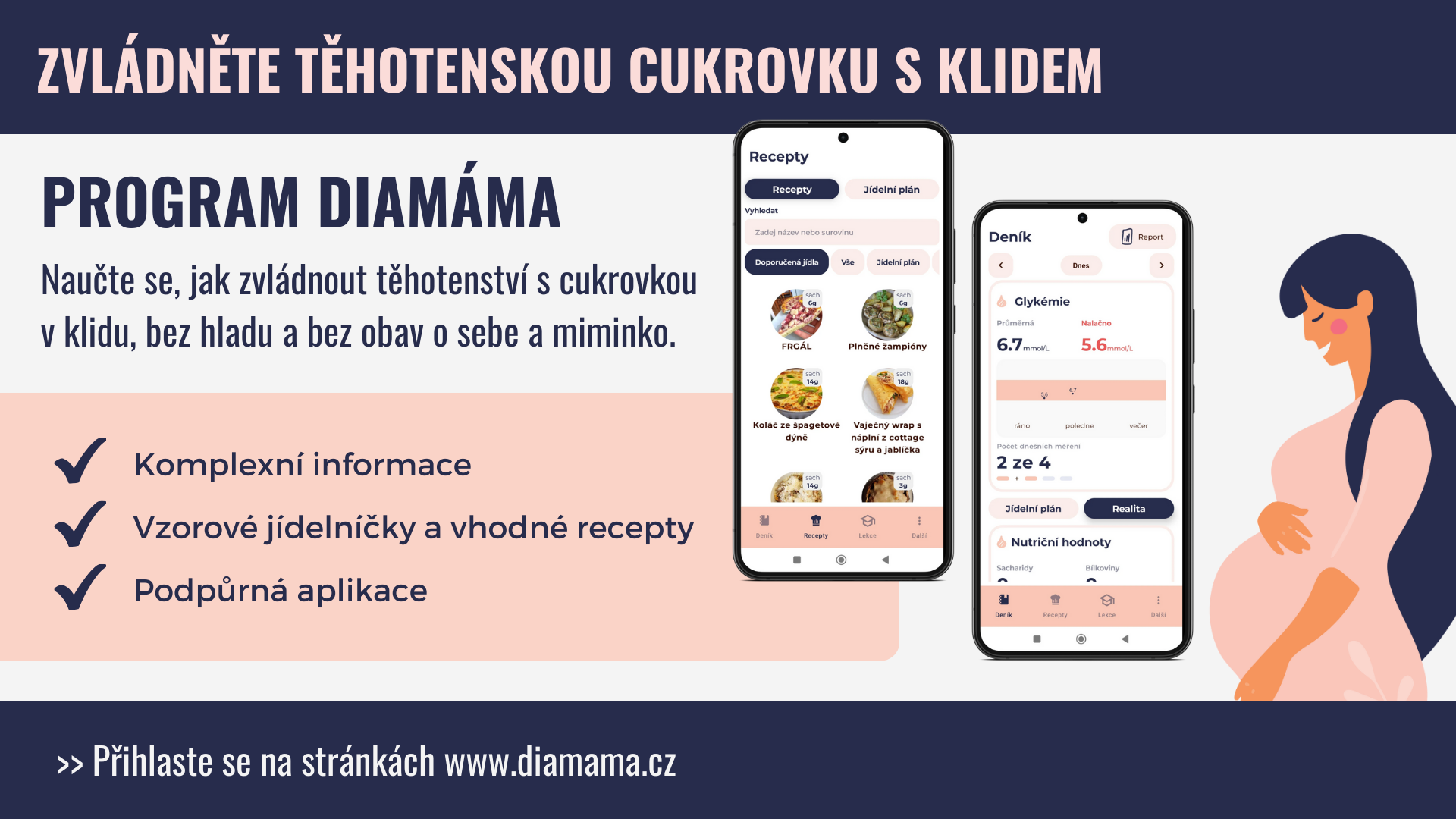 banner - diamáma - program o těhotenské cukrovce